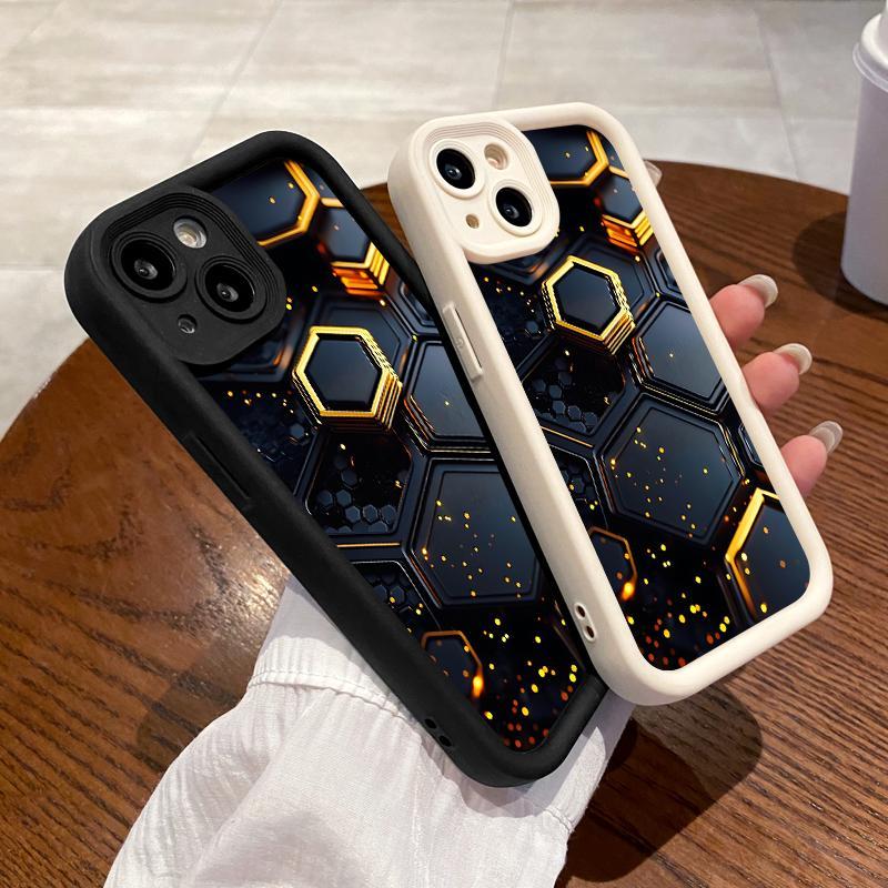 Pro Camera Case For Iphone 11 Max 6 6S 7 Plus8 Plus 8 SE 2020 2022 X XS XR Slikon Simple Kotak-kotak
