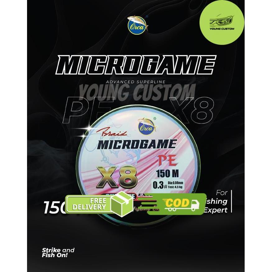 PE Orca Microgame X8 150M - 0,06 -young