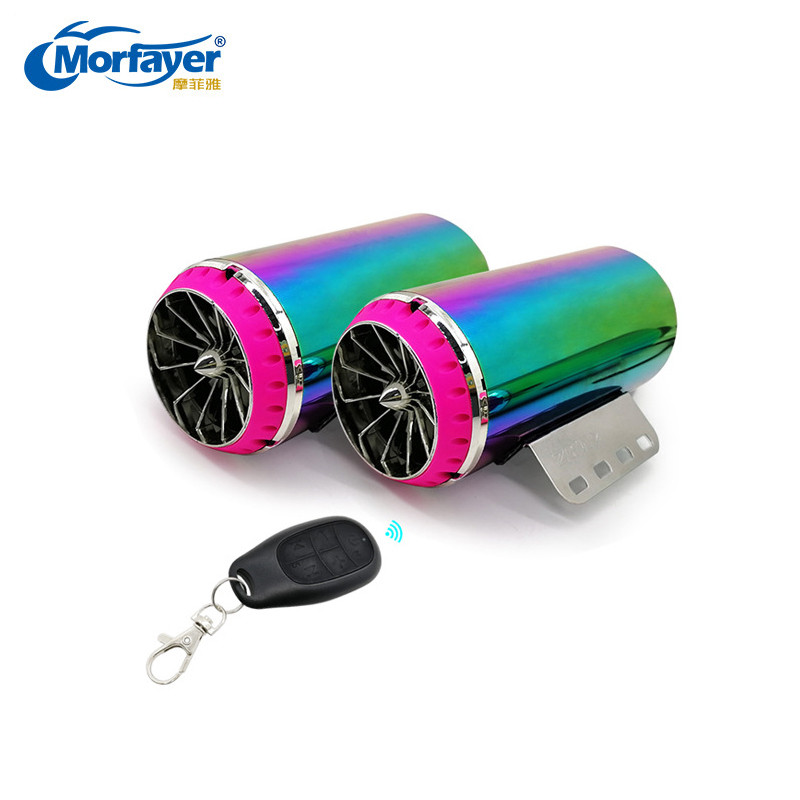 Knalpot Motor Listrik Berkualitas Tinggi dengan Speaker Audio E-Bike dan Bluetooth, Suara Analog unt