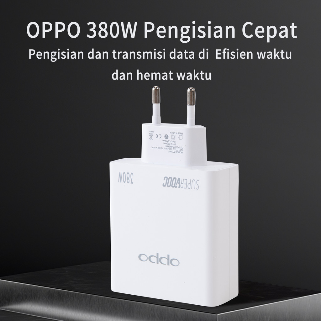 VOXCEL Kabel Data Type-C Original Quality untuk Oppo Fast Charging Cas Cepat Charger HP
