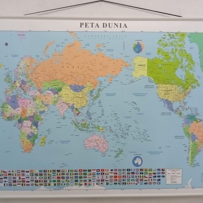 peta dunia besar peta dinding uk 180 x 120