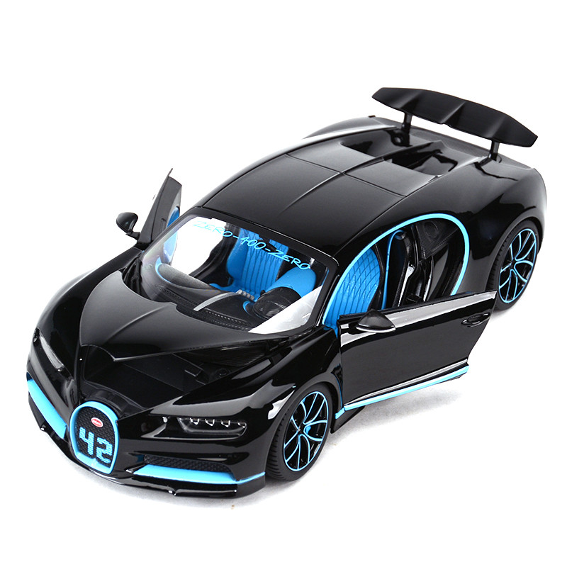 Bburago 1:18 Bugatti Chiron Sports Car Static Simulation Die Cast Vehicles Collectible Model Car Toy