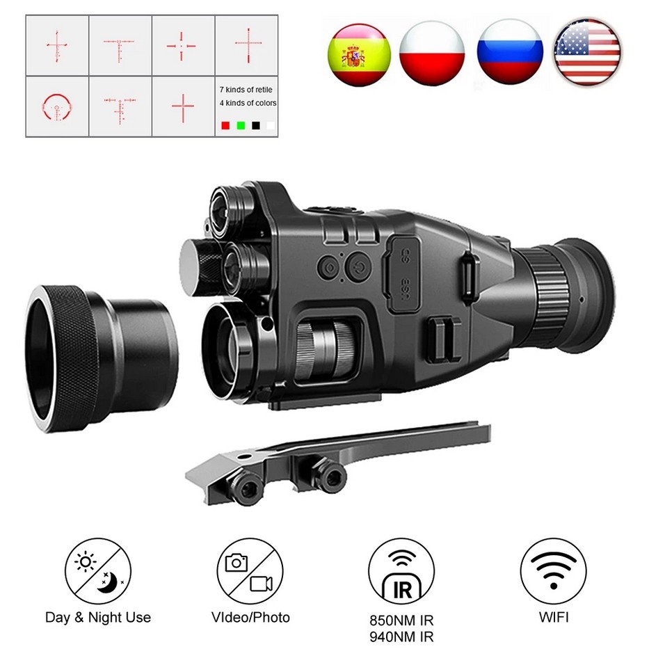 Henbaker CY789 Infrared Night Vision Scope 940nm gital Night Vision Monocular Device with Wifi APP 1