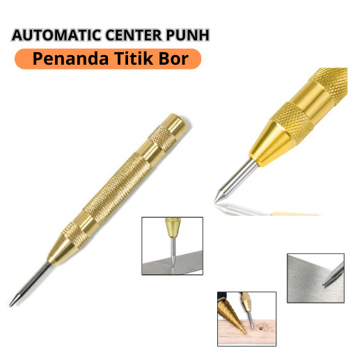 Penitik Bor Automatic Center Punch Penanda Titik Bor