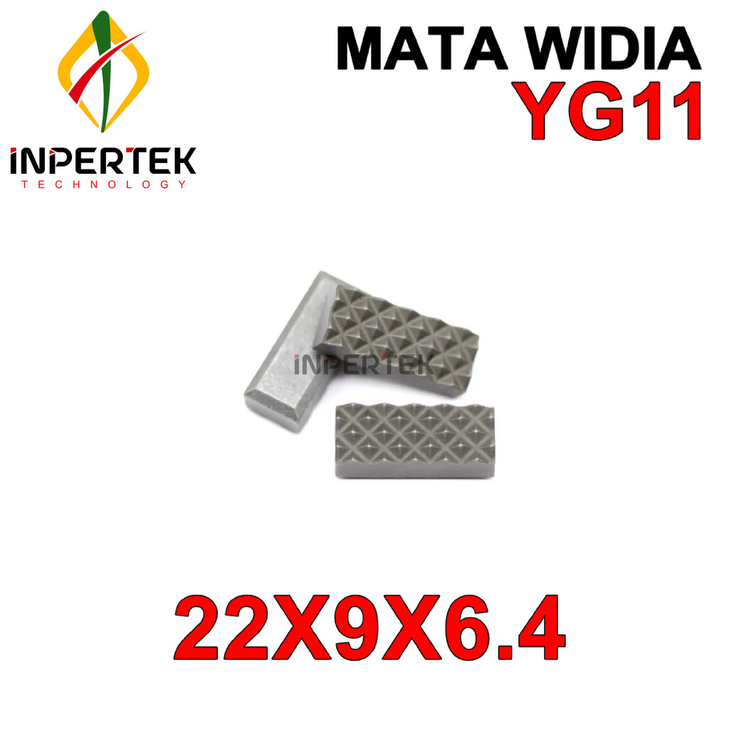 Mata Widia 22X9X6.4 YG11 Tip 22 X 9 X 6.4 Cemented Carbide Gripper BOX