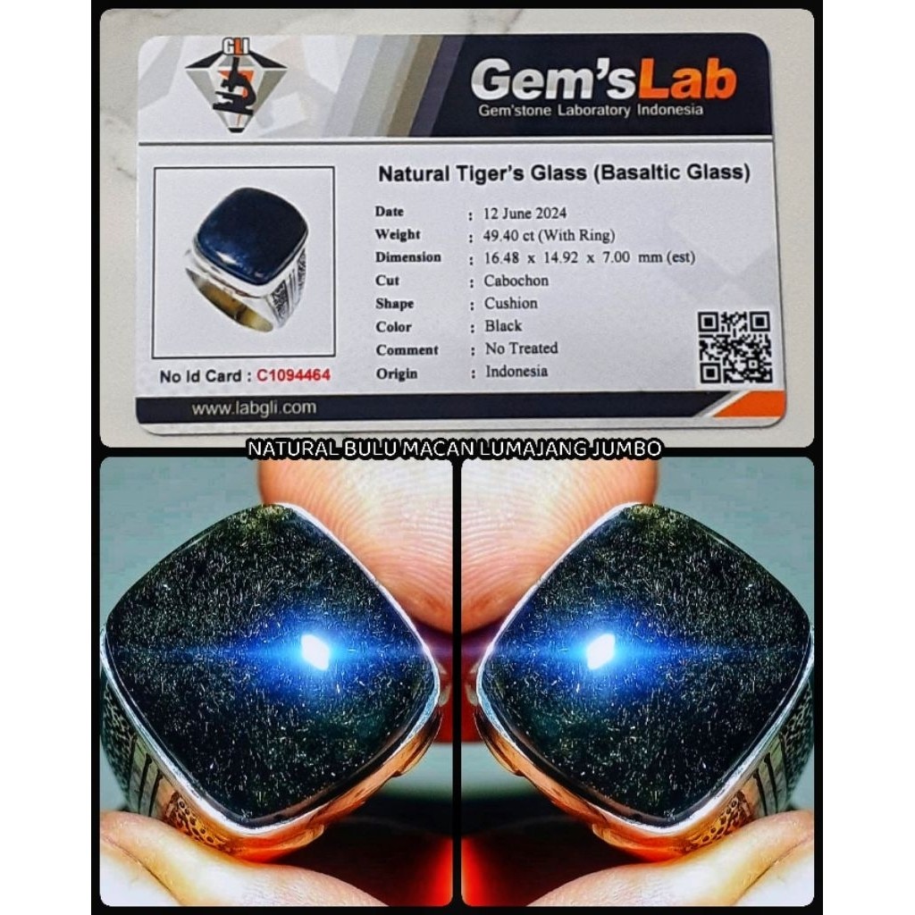 Batu Bulu Macan Kotak Super Jumbo 3D Asli Lumajang