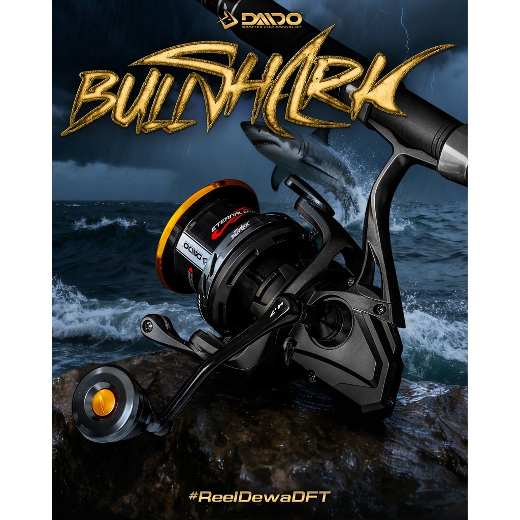 Daido - Reel Bullshark Saltwater 8000 10000 - Reel Pancing