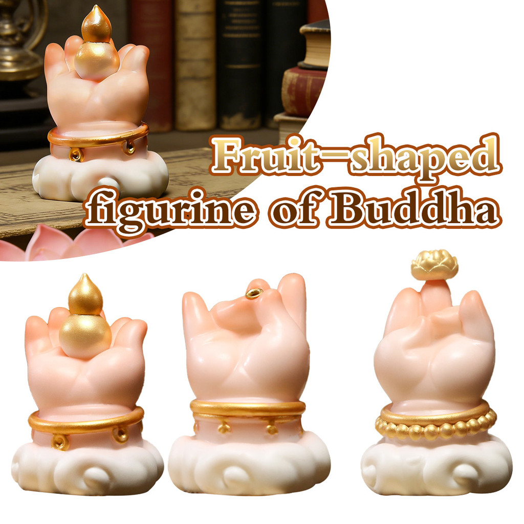 [yukndang] 1PC Hiasan Tangan Buddha-Pajangan Fengshui Dashboard Mobil Biksu Buddha Julaihut Milefo