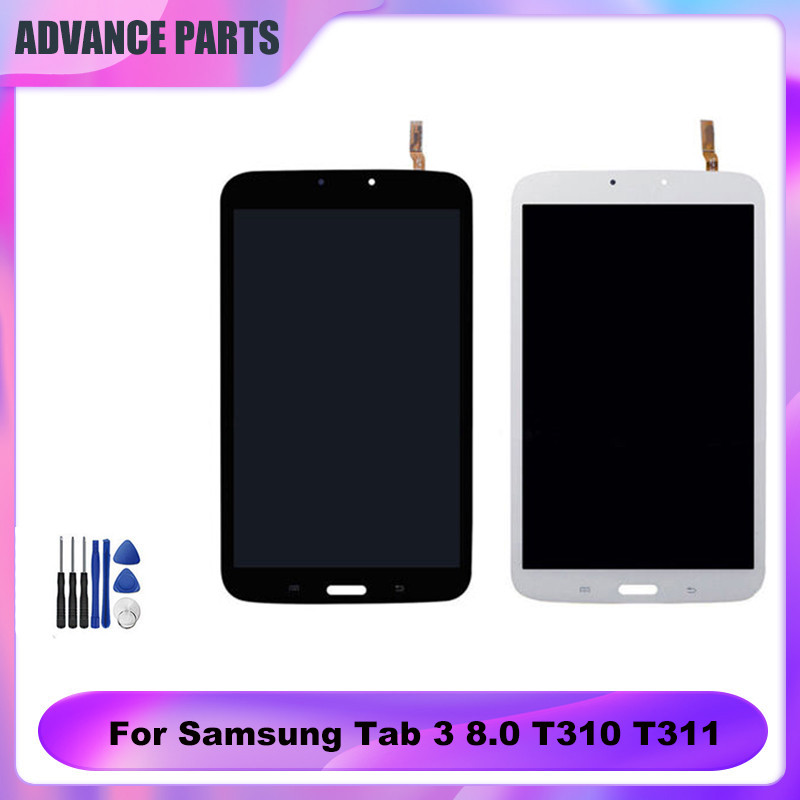 For Samsung Galaxy Tab 3 8.0 T310 T311 SM-T310 SM-T311 LCD splay gitizer Screen Tou Panel Sensor Ass