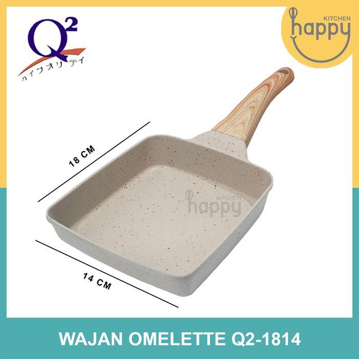 Panci Omelette Tamagoyaki Egg Fry Pan Wajan Telur Anti Lengket Q2-1814 / Q2 1814 [Terlaris]