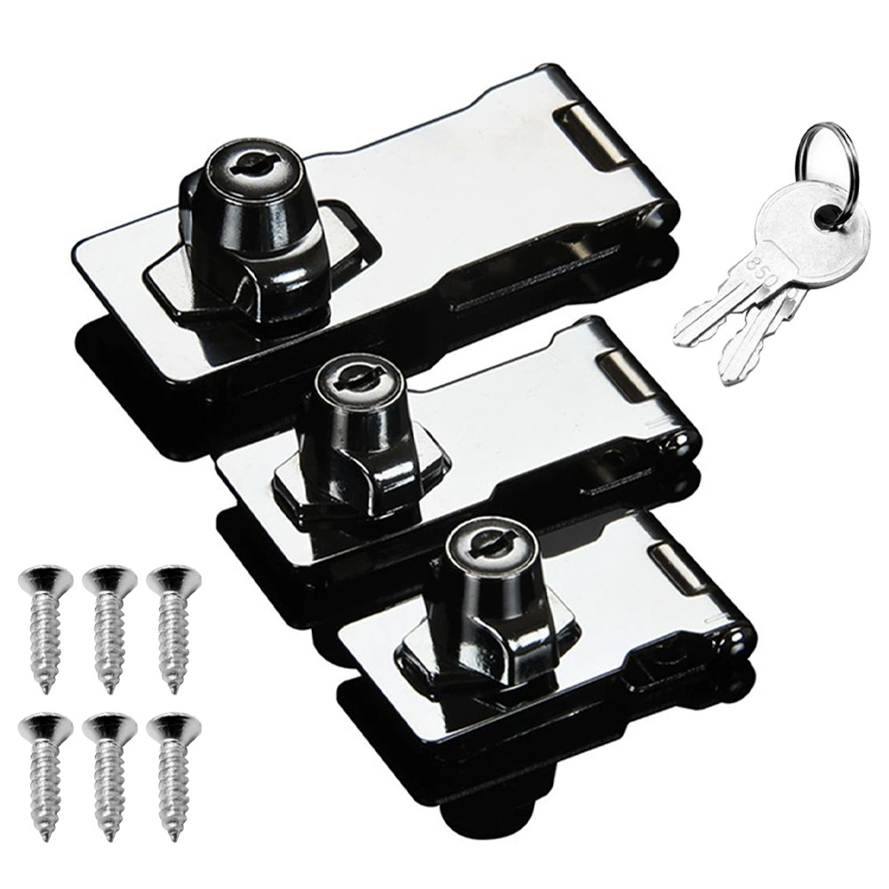 Kunci Stainless Tebal Dengan Fungsi Gembok dan Kunci Dua-Dalam-Satu Ukuran 2.5/3/4 Inch Tahan Air