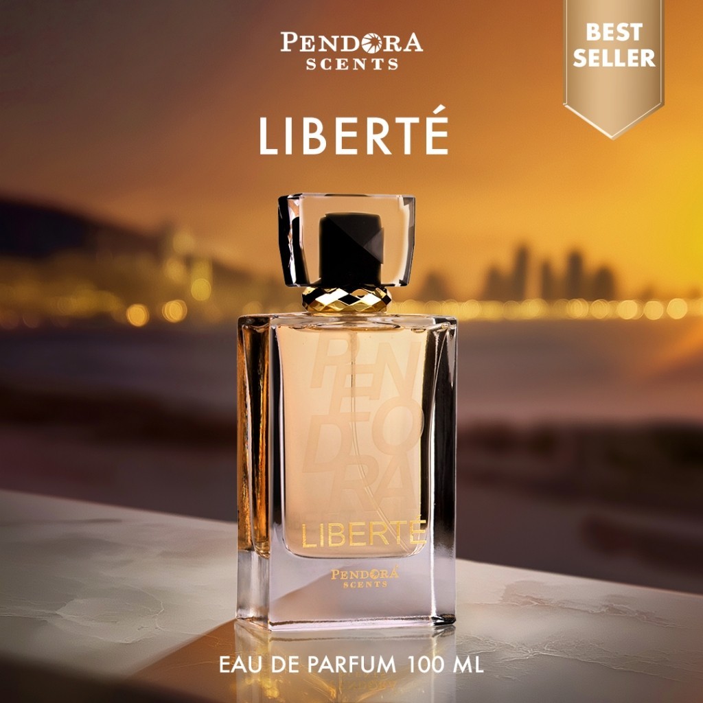 Parfum Wanita Sweet Ambery Bold Liberte by PENDORA SCENTS Aroma Elegant Dubai 100ml EDP Tahan Hingga
