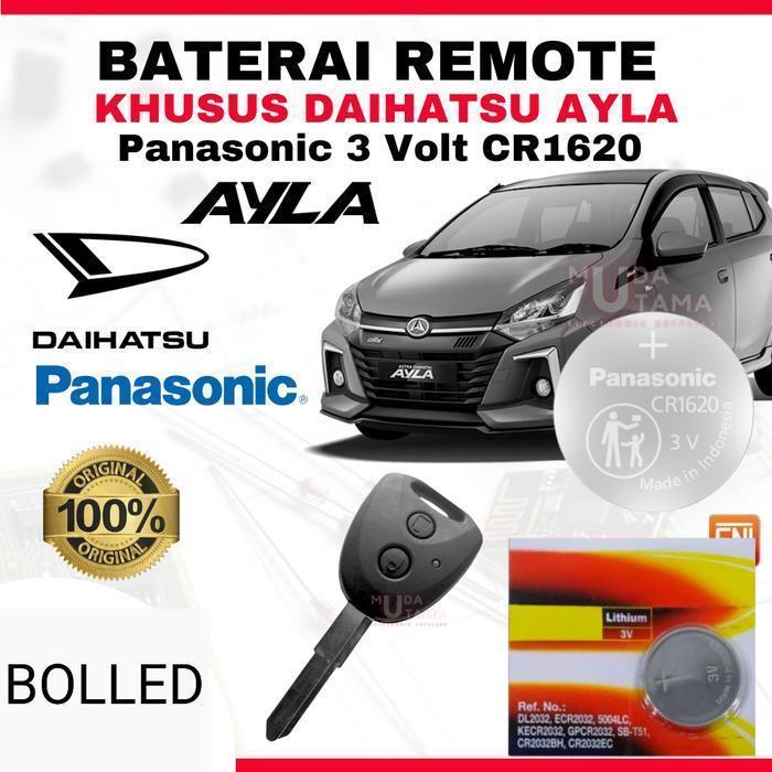 Bolled Baterai Remote DAIHATSU AYLA - ORIGINAL P4 N4 S0 N1C CR1620 | Battery Remote DAIHATSU AYLA | 