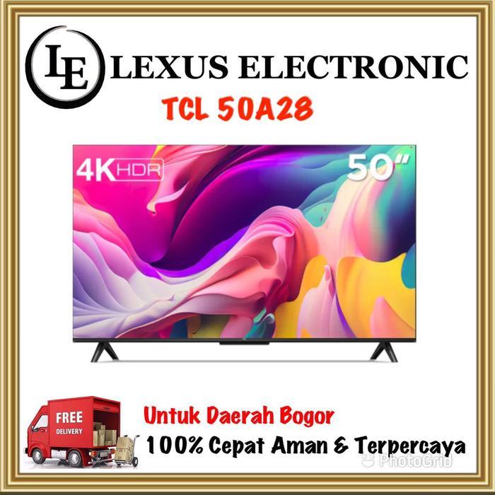 PROMO GASPOLL TCL GOOGLE TV 50 INCH | 50A28 | A28 | UHD 4K | ANDROID TV | HDR 10