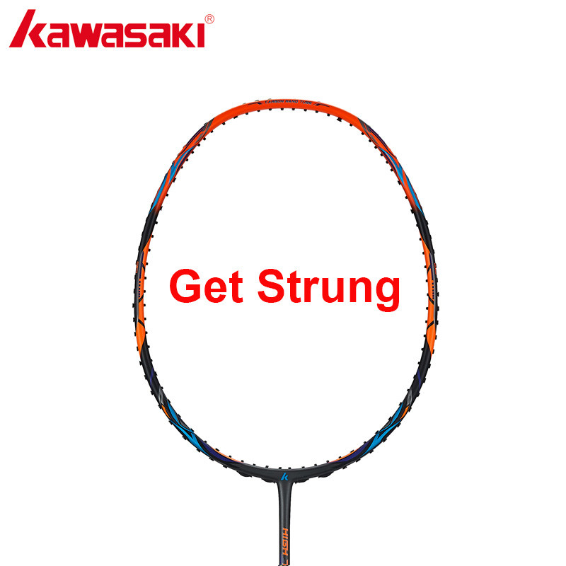 Kawasaki Badminton Racket New Professional HIGH TENSION 35LBS 100% Graphite Badminton Racquet  HIGH 