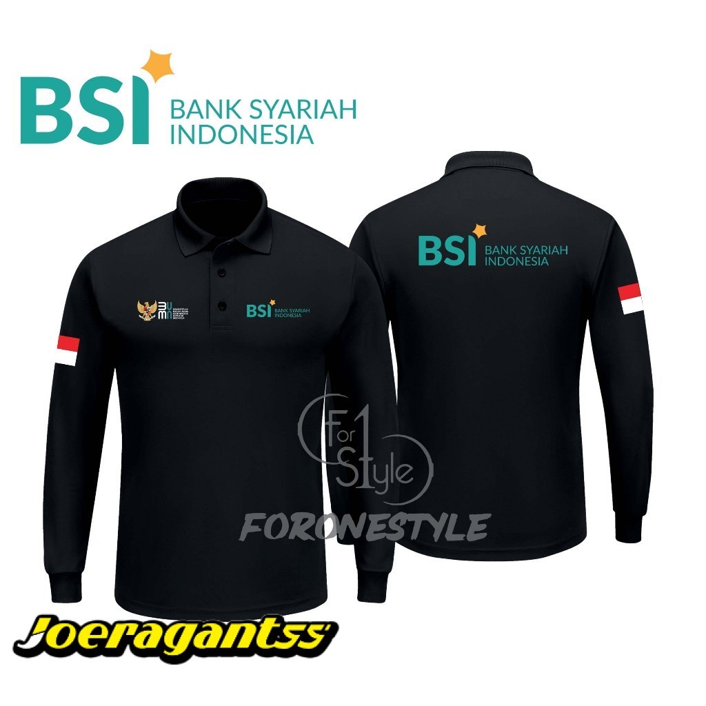 POLOSHIRT LENGAN PANJANG BSI BANK SYARIAH INDONESIA - POLO LENGAN PANJANG BSI BANK SYARIAH INDONESIA