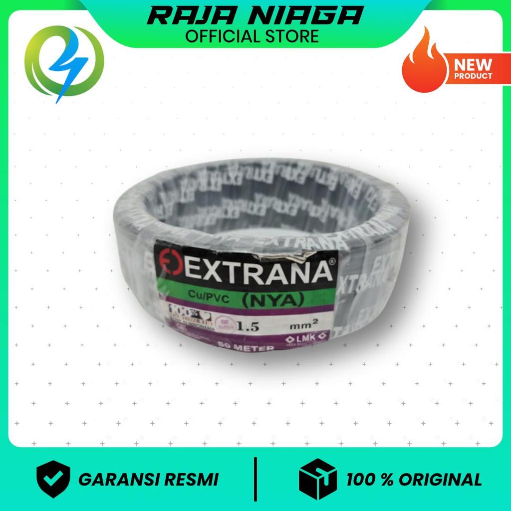 KABEL NYA 1.5 EXTRANA HITAM 50M