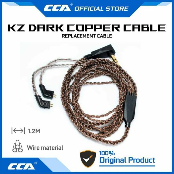 Knowledge Zenith KZ Dark Copper Cable Kabel Replacement - Pin A/Non Mic