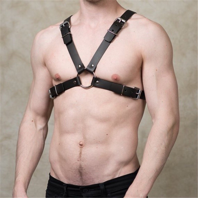 [HF057] Body Belt Harness Fashion Suspender Pria