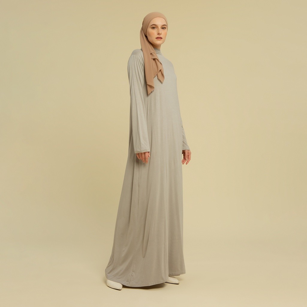Lozy Hijab - Inner Dress Lengan Panjang (Dress Umroh Rayon Polos )