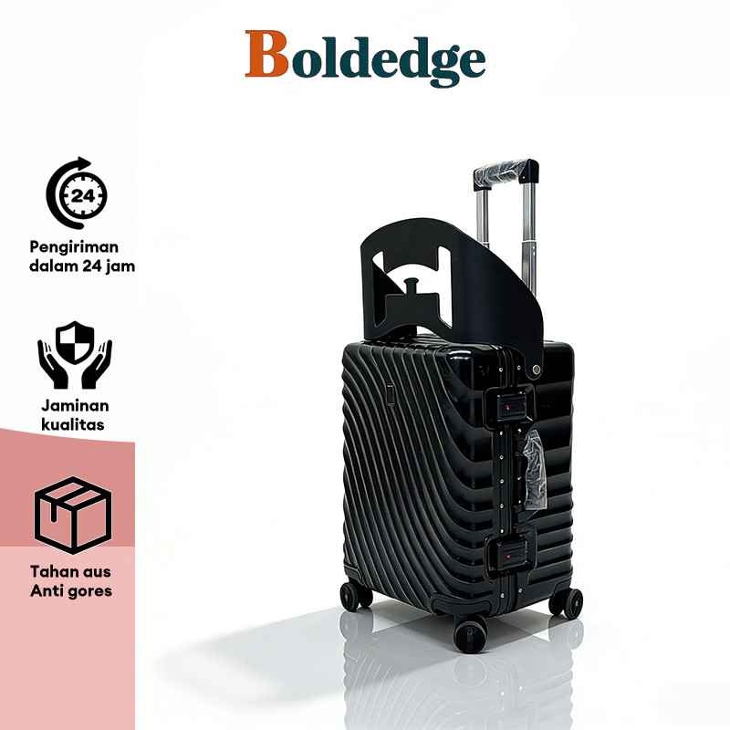 BoldEdge Koper 24 inci untuk ibu, anak bisa duduk di atasnya, alat ajaib bawa anak, koper jalan-jala
