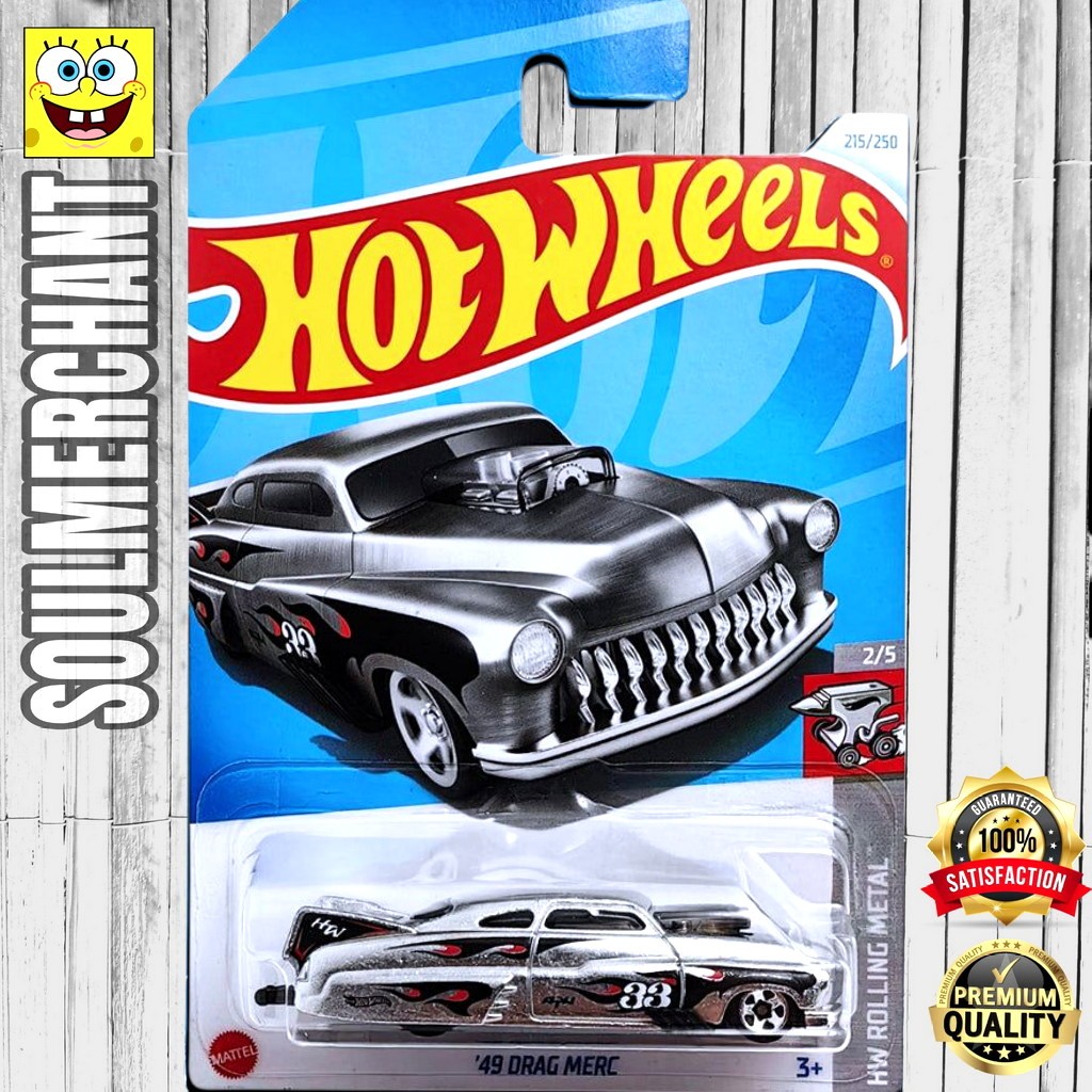 Hot Wheels 49 Drag Merc Zamac Diecast Mobil Hotrod
