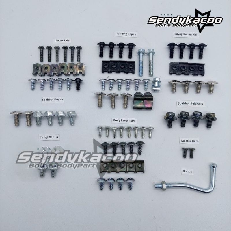 baut Honda Blade lama 110 / baut full body Honda Blade 110 / baut Blade lama 110