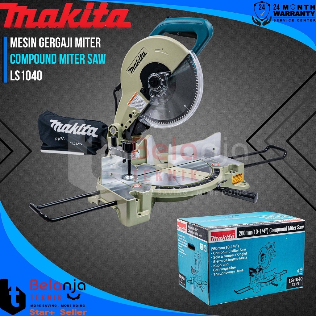 PROMO Makita Mesin Potong Alumunium LS 1040 1650 Watt Mitre Saw LS1040