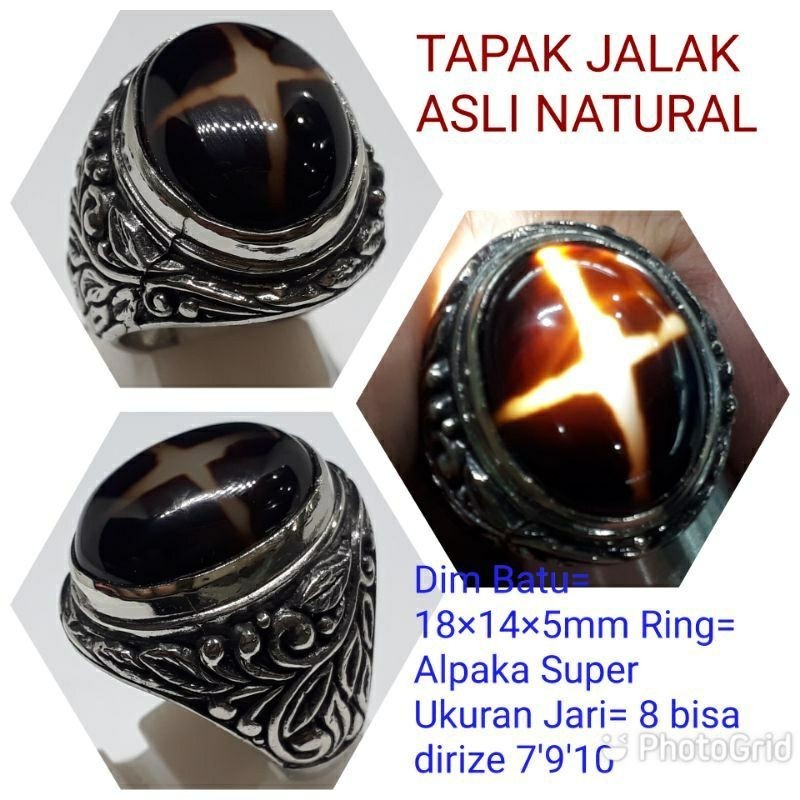 CINCIN BATU AKIK TAPAK JALAK SUPER TOP