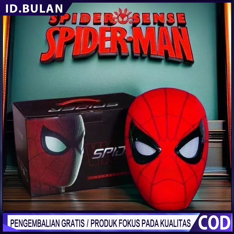 ISABELLA Bisa Berkedip Topeng Spidernnan Mask / Topeng Spidernnan Anak / Topeng Spidernnan Dewasa / 