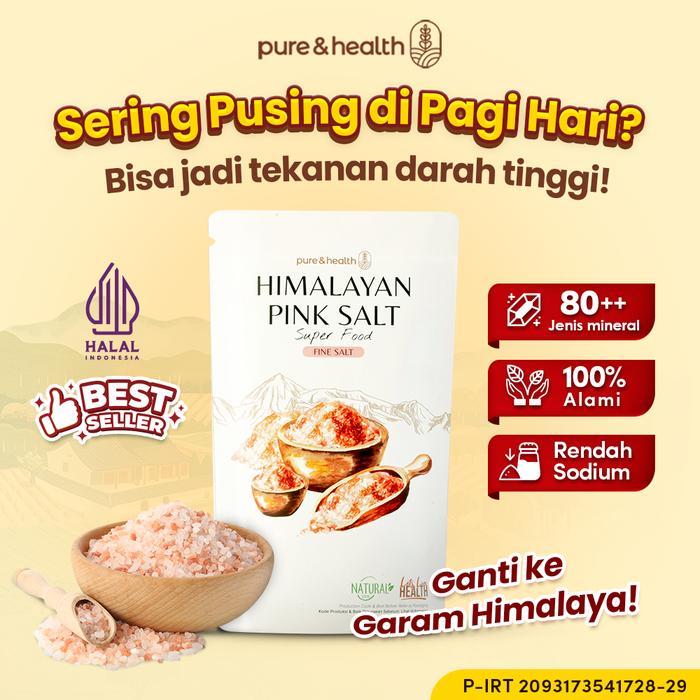 NUSAAROMA Garam Himalaya 1 Kg - Garam Asli untuk Memasak dan Relaksasi