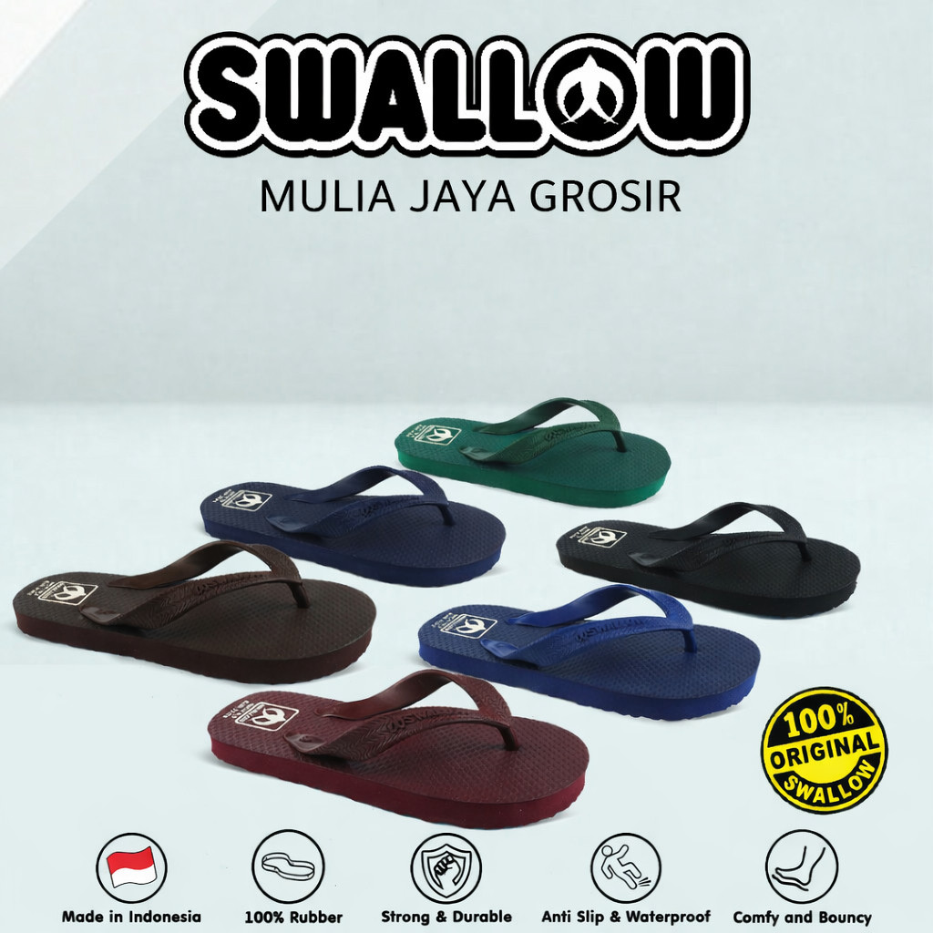Swallow Legian Sandal Jepit Pria Tebal dan Awet Termurah