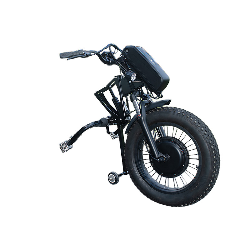 Quick Delivery Hand Pedal Wheelchair Bike Wheelchair Electric Handcycle Kit 350W 500W 16inch Electri