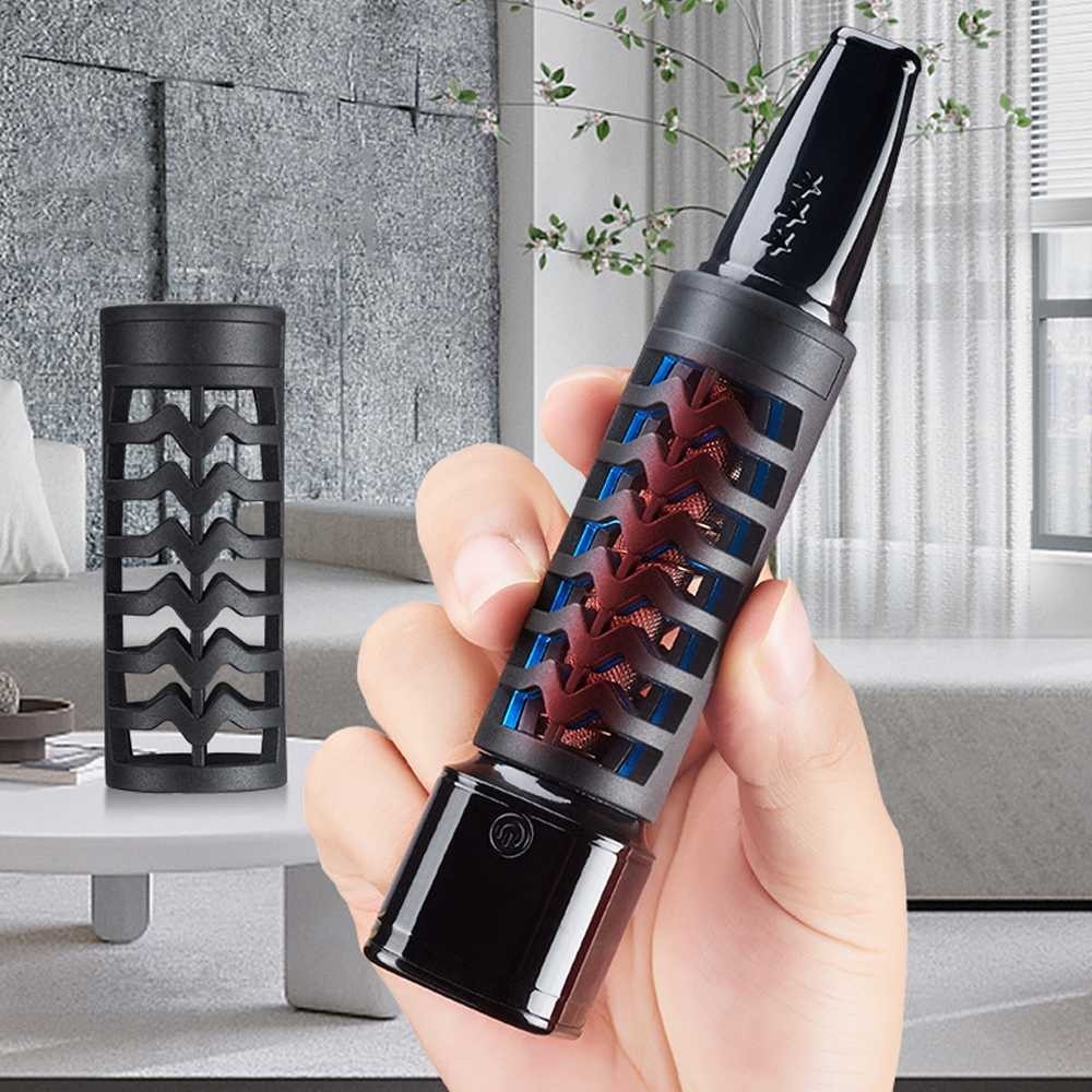 Asbak Portable Pipe  Rechargeable with Lighter