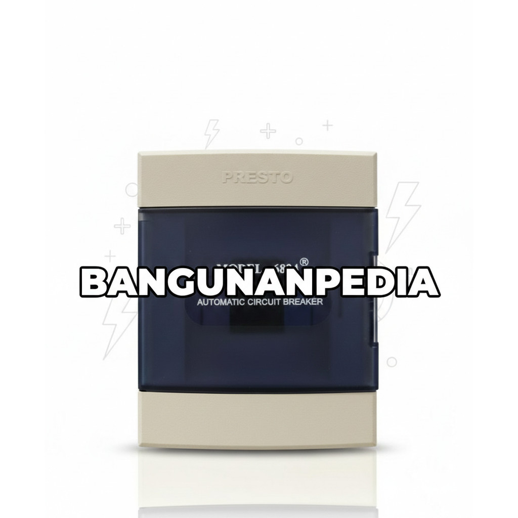 Presto Box MCB 6804 Kualitas Premium - Pelindung Sekring Listrik Desain Elegan