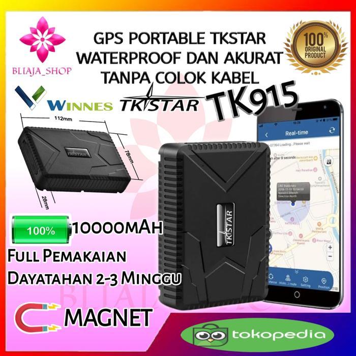 GPS TRACKER TKSTAR TK915 Portable GPS PELACAK GPS MOBIL/MOTOR 10000mAh