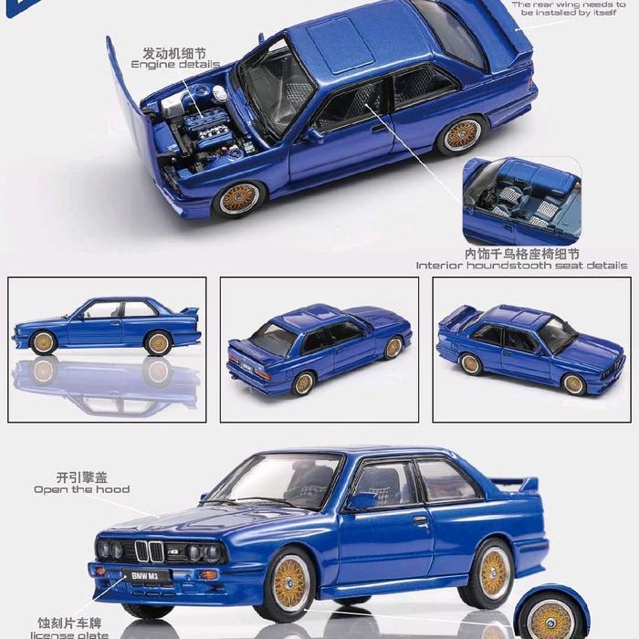DIECAST Mortal Models New 1/64 BMW E30 M3 Evolution
