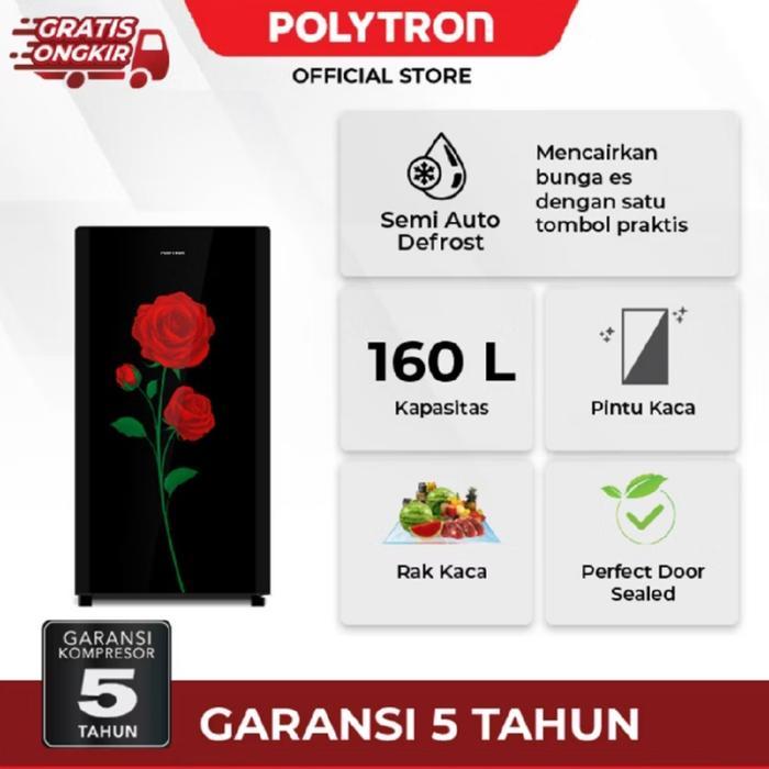 POLYTRON Kulkas 1 pintu Belleza varia