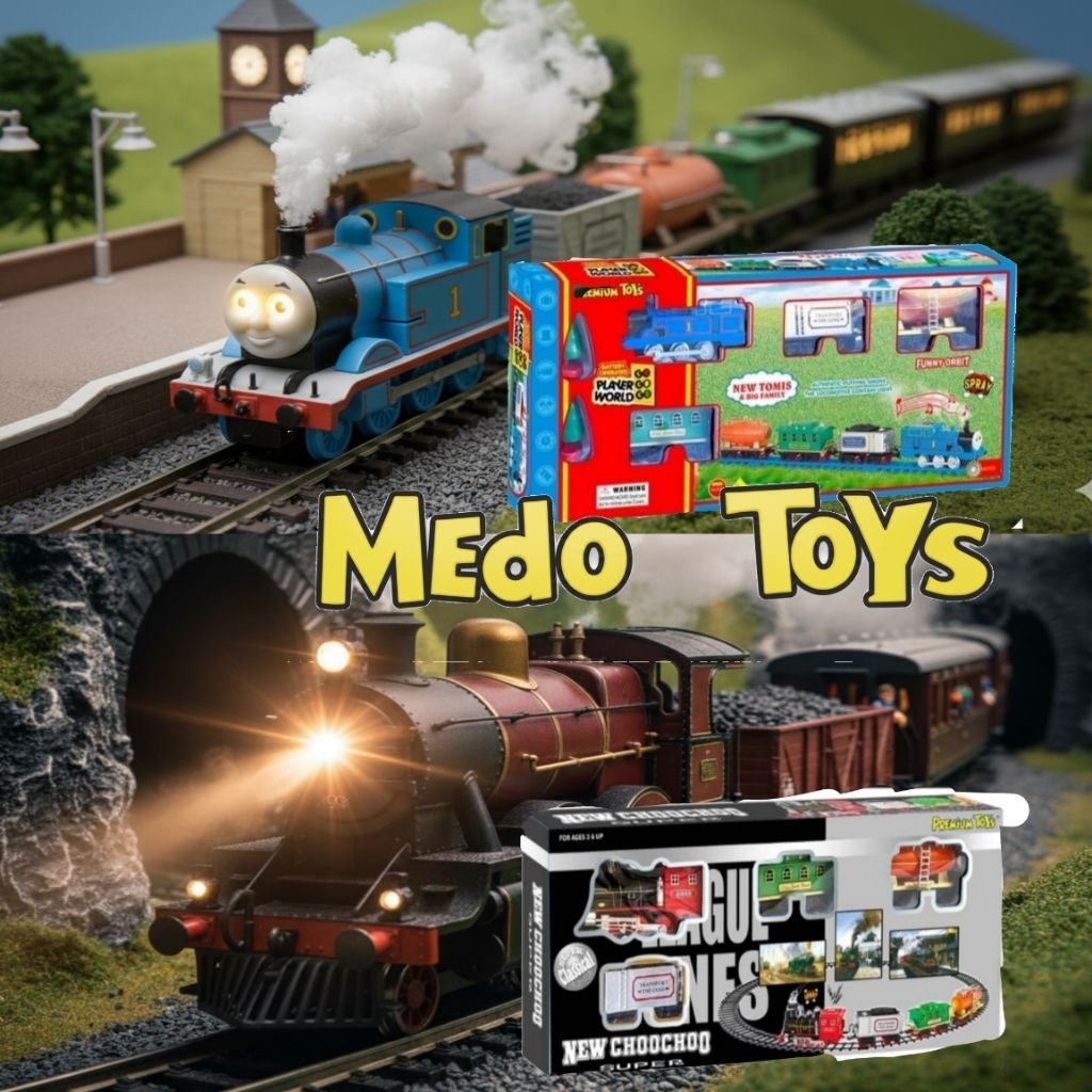 (HANUNSTOR) MAINAN KERETA Thomas CHOCO KERETA API TOMIS SPRAY/ASAP ORIGINAL SIAP BERPETUALANG.