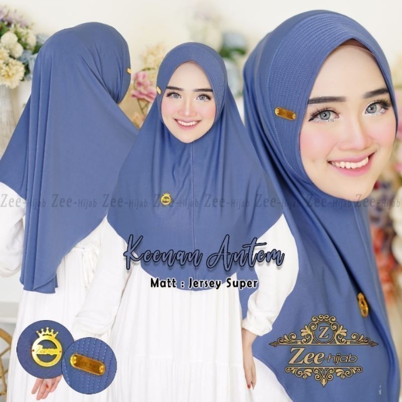 TERBARU KEENAN ANTEM / BERGO KEENAN / BERGO JERSEY / JILBAB INSTAN / HIJAB INSTAN/ BERGO PET / JILBA