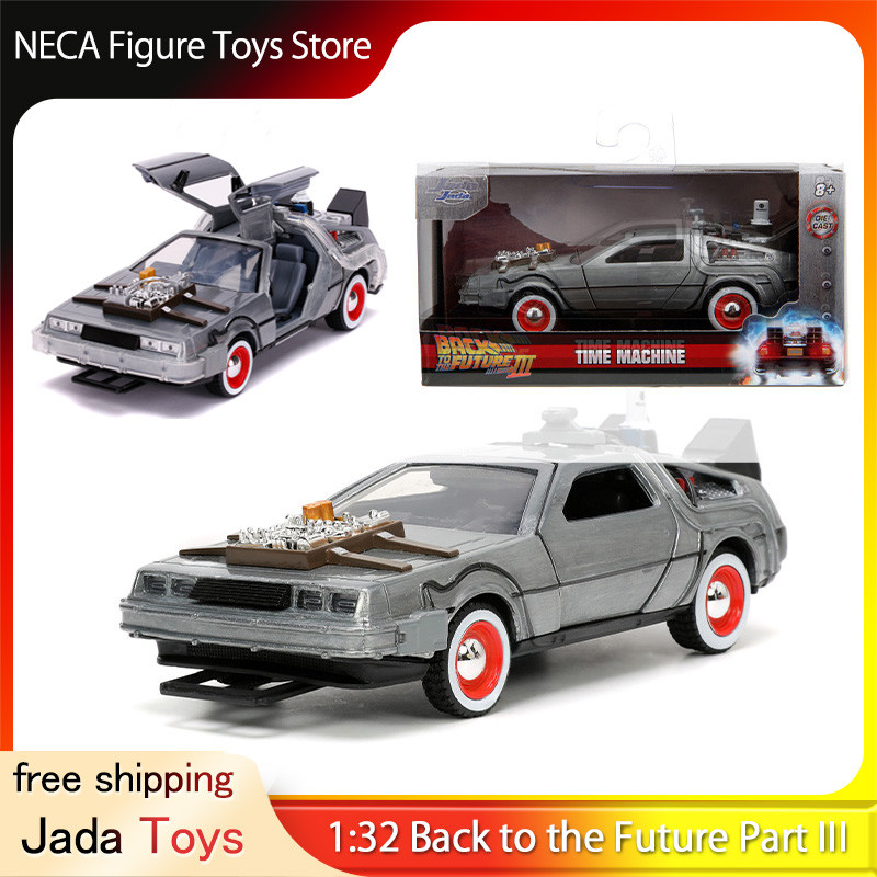 Jada Toys Back to the Future Time Machine DeLorean Alloy Car Model ecast Replica Collectible Movie C