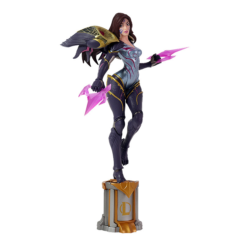22cm League Of Legends Anime Figurine Luxanna Crownguard Lux Kaisa Jinx Action Figure Tiktok Hot Bir
