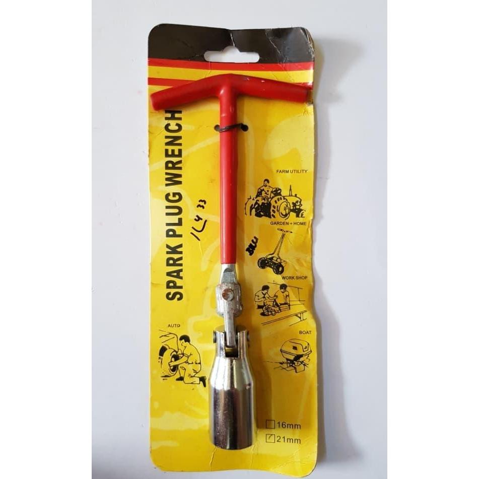 Kunci Busi Flexible / Kunci Busi T / Kunci Busi Fleksibel Size 21 mm Presisi