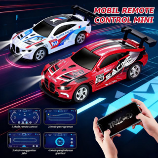 mobil drift 1:64 mobil hadiah ulang tahun, Remote handphone 3 gear cruise 2.4G mini