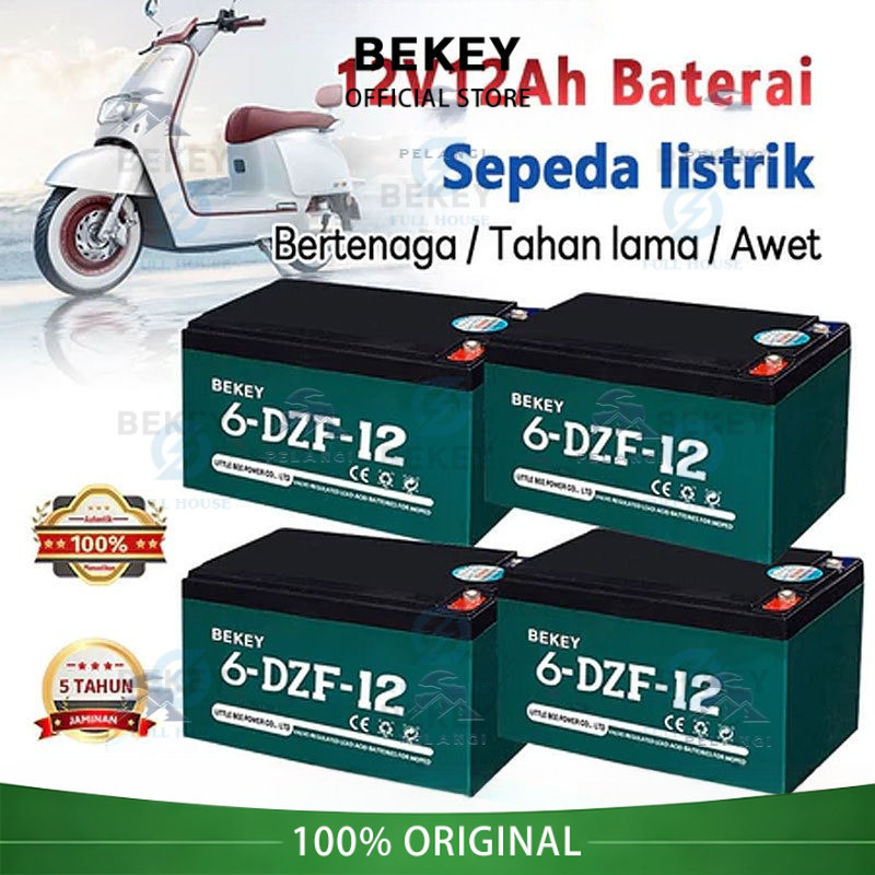 BEKEY AKI SEPEDA LISTRIK/BATERAI SEPEDA LISTRIK BEKEY 12V/12Ah 12V/20AH