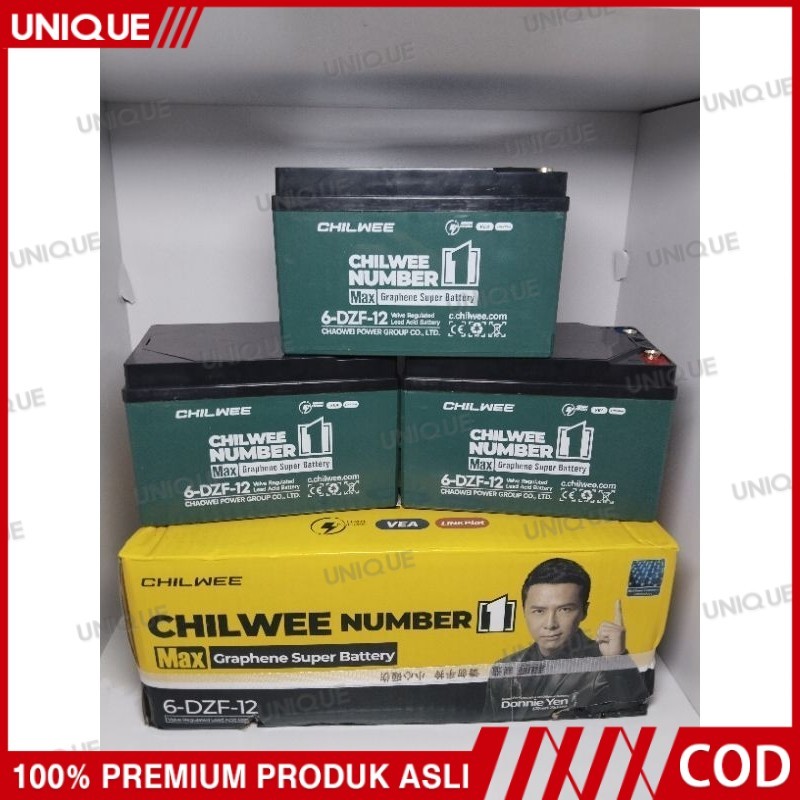 AKI SEPEDA LISTRIK/BATERAI SEPEDA LISTRIK CHILWEE 12V/12Ah