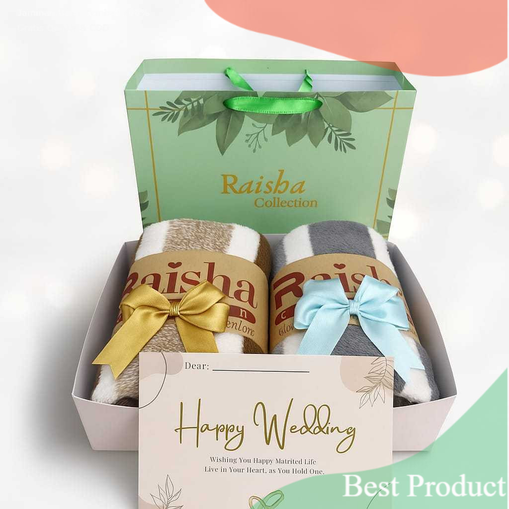 RC Hampers Handuk Couple JUMBO 70X140 Free SlidingBag Kado Nikah Seserahan Kado Anniversary Gift Car