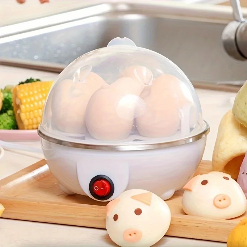 Multifunctional Electric Egg Cooker Automatic Egg Boiler 7 Eggs Mini Egg Cooker Kiten Breakfast Main