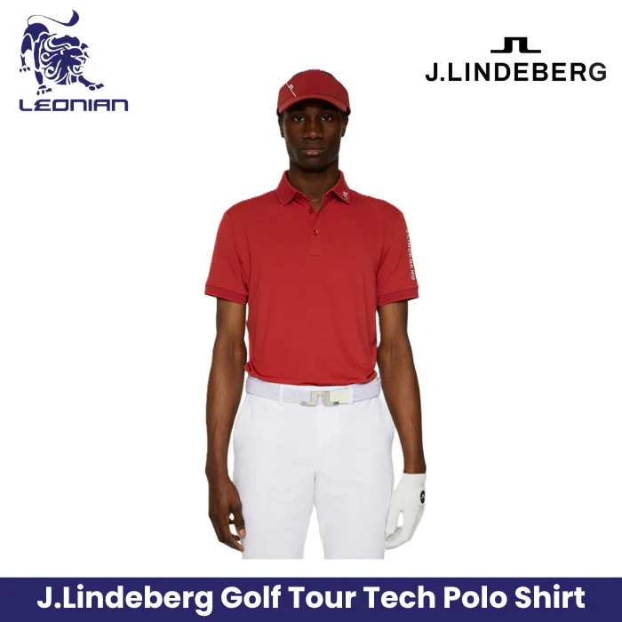 Baju Golf Pria J.Lindeberg Tour Tech Polo Shirt