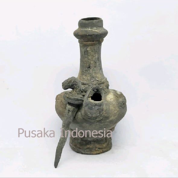 Teko Naga Kuno Antik Kuningan Hitam Murah Dijamin Paling Murah Seindonesia PI8776